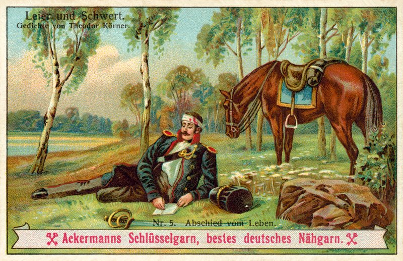 Adeus à Vida (chromolitho) de (after) German School