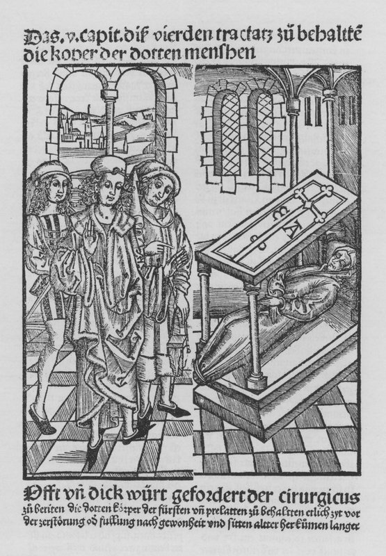 O Livro de Cirurgia de Hieronymus Brunschwig (litho) de (after) German School