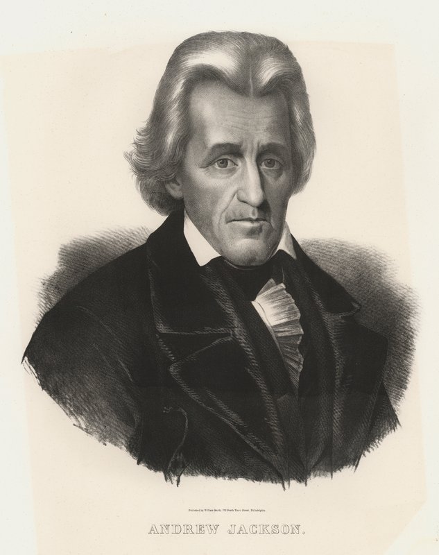 Andrew Jackson, sétimo presidente dos Estados Unidos da América de American School