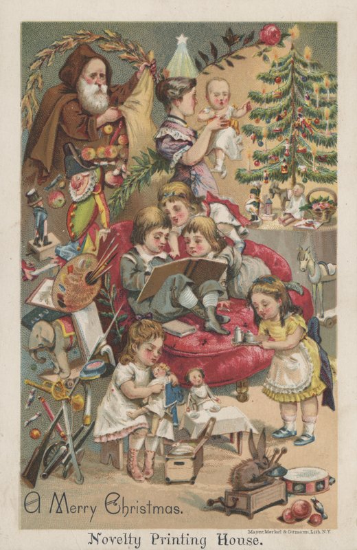 cartão de Natal de American School