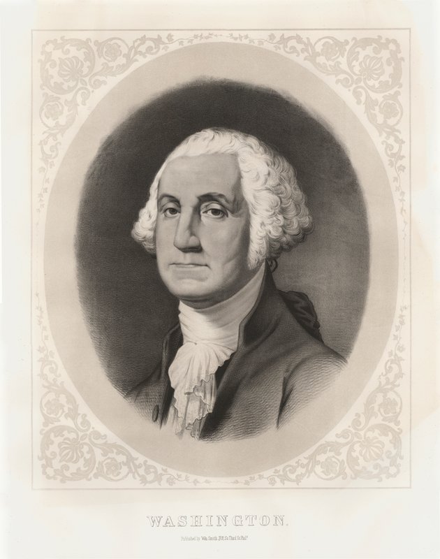 George Washington, primeiro presidente dos Estados Unidos da América de American School