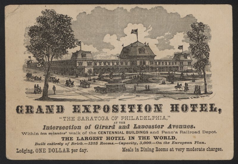 Grand Exposition Hotel, Filadélfia de American School
