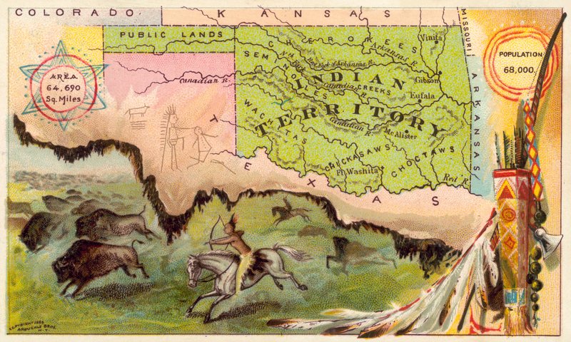 Território Indiano, EUA de American School