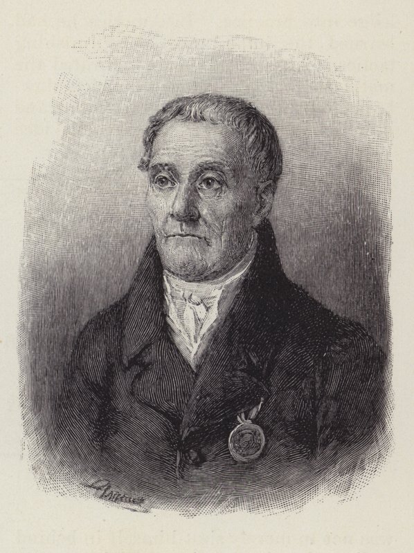 Joachim Nettelbeck, prefeito da cidade de Kolberg, na Pomerânia, sitiada pelos franceses em 1807 durante as guerras napoleônicas de American School