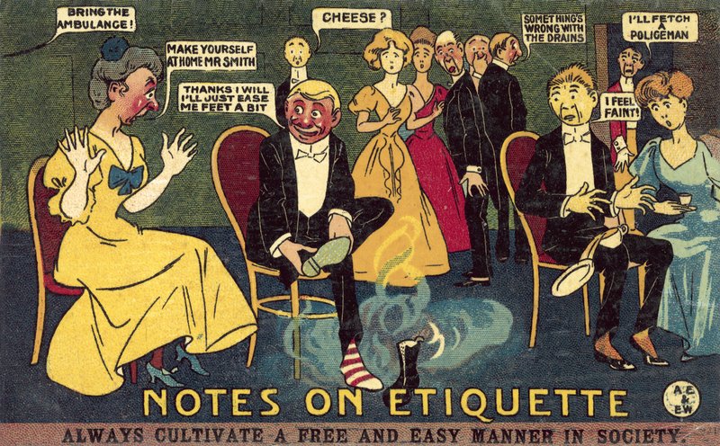 Notas sobre etiqueta de American School