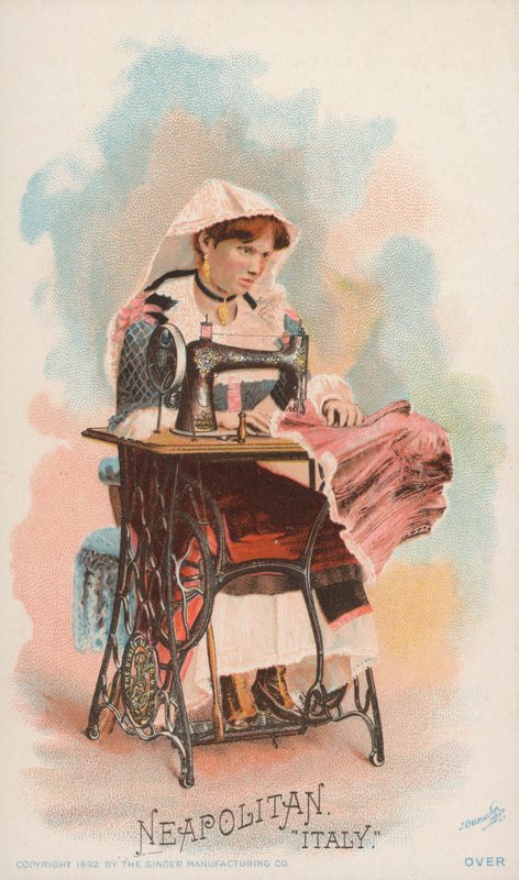 Máquina de Costura, Napolitana, Itália de American School