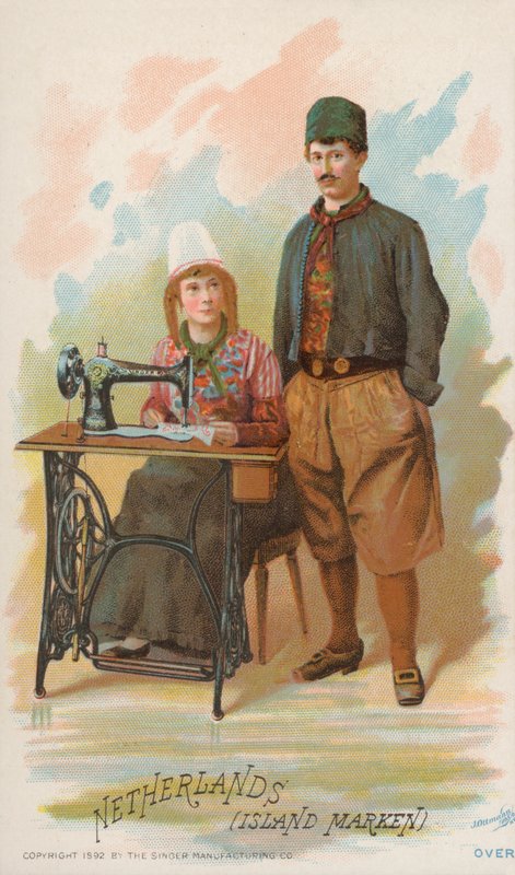 Máquina de Costura, Holanda, Ilha Marken de American School