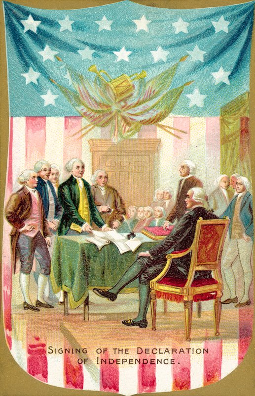 Assinatura da Declaração de Independência de American School
