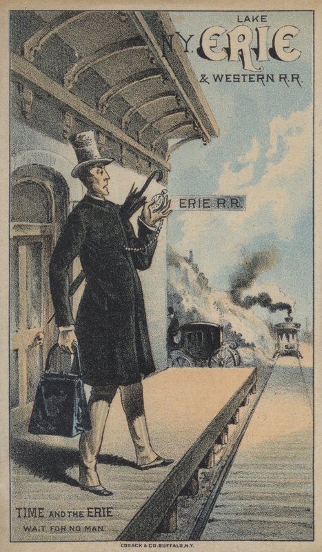O Lago Erie e a Ferrovia Ocidental de American School