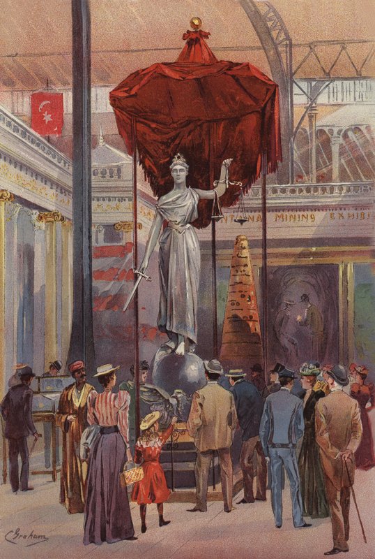 A Estátua de Prata, Montana Exhibit de American School