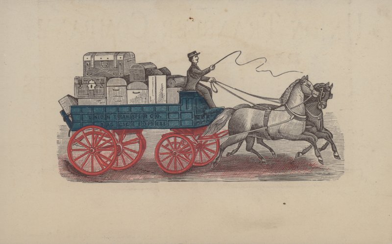 Union Transfer Co, Baggage Express de American School