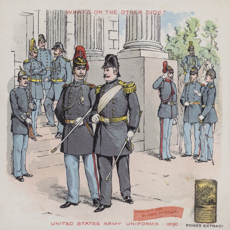 Uniformes do exército dos Estados Unidos, 1890 de American School