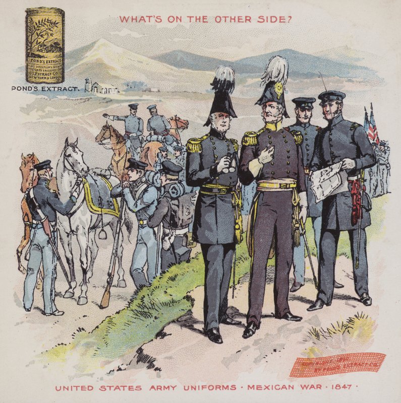Uniformes do exército dos Estados Unidos, Guerra do México, 1847 de American School