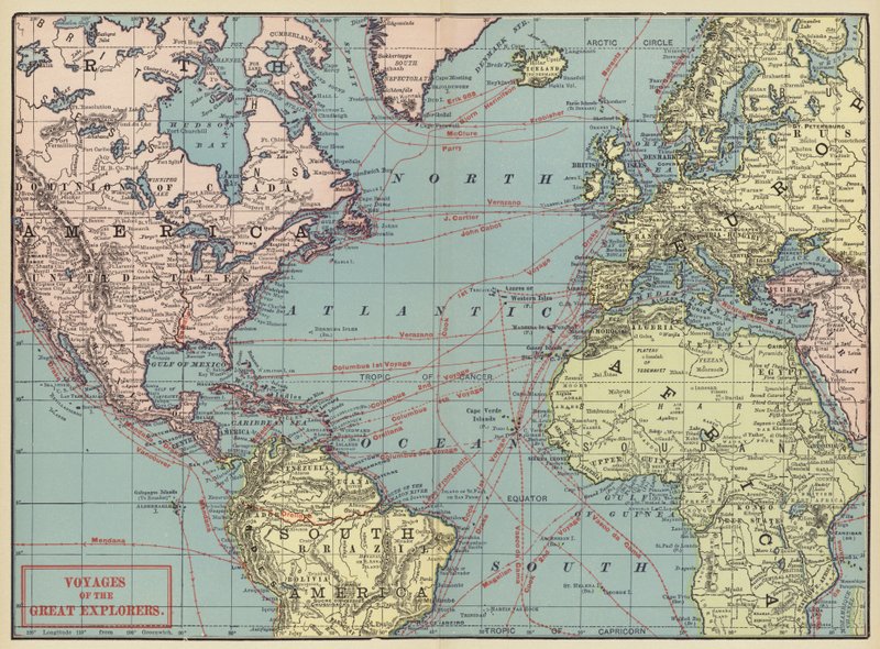 Viagens dos Grandes Exploradores de American School