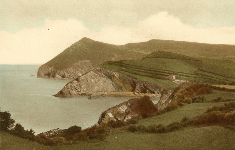 Combe Martin, Bay e Hangman Hill de English Photographer