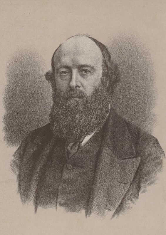 Robert Gascoyne-Cecil, 3º Marquês de Salisbury, Primeiro Ministro Britânico 1885-1886, 1886-1892 e 1895-1902 de English Photographer