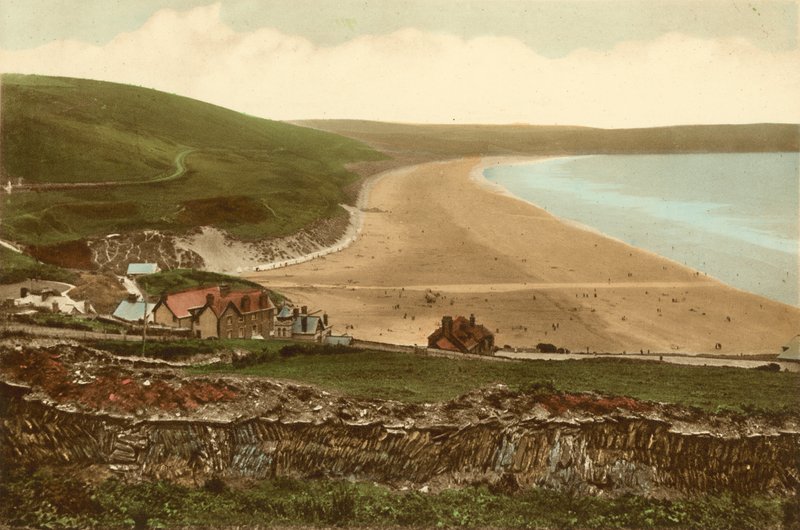 Woolacombe, as areias de Mortehoe de English Photographer