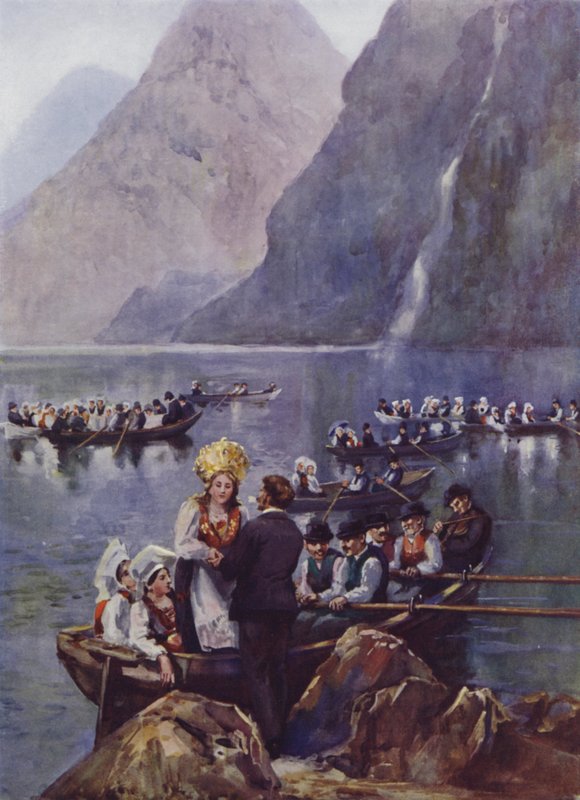 Uma procissão de casamento, Noruega de English School