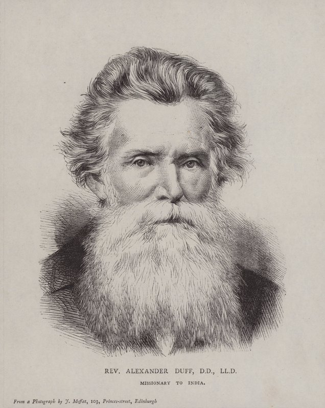 Alexander Duff, missionário escocês na Índia de English School