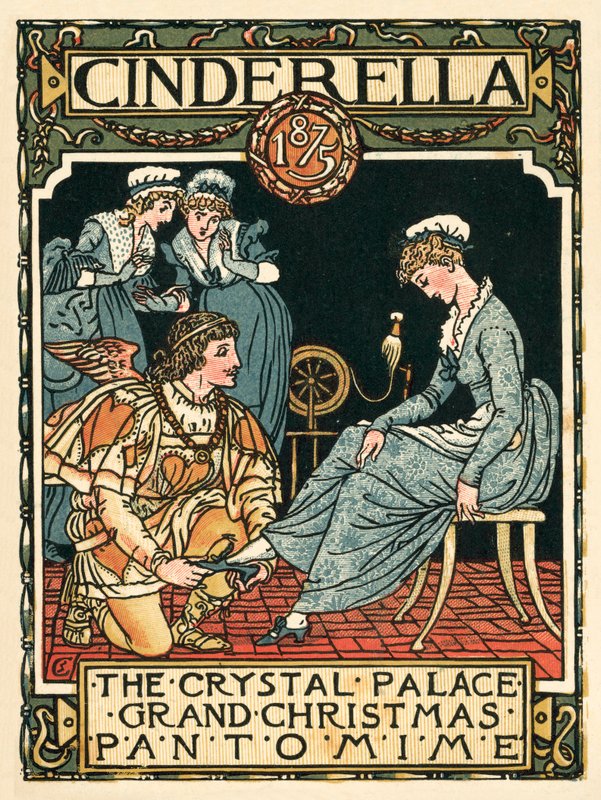 Cinderela, Crystal Palace Grande Natal Pantomima, 1875 de English School
