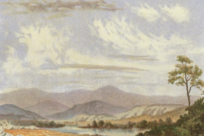 Nuvens, Cirrus com Stratus Lenticularis de English School