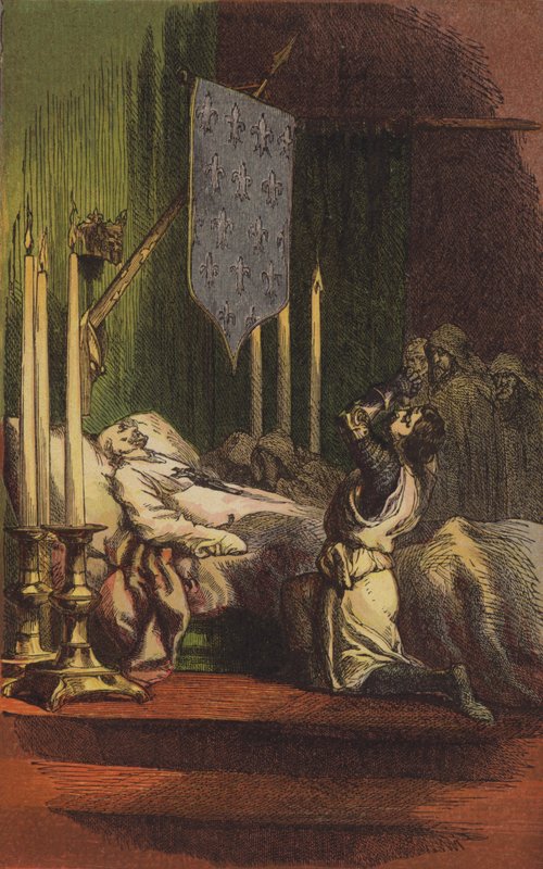 Morte de Luís IX da França de English School