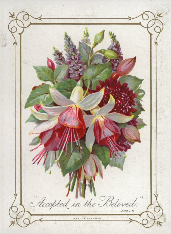 Posy de flores de English School