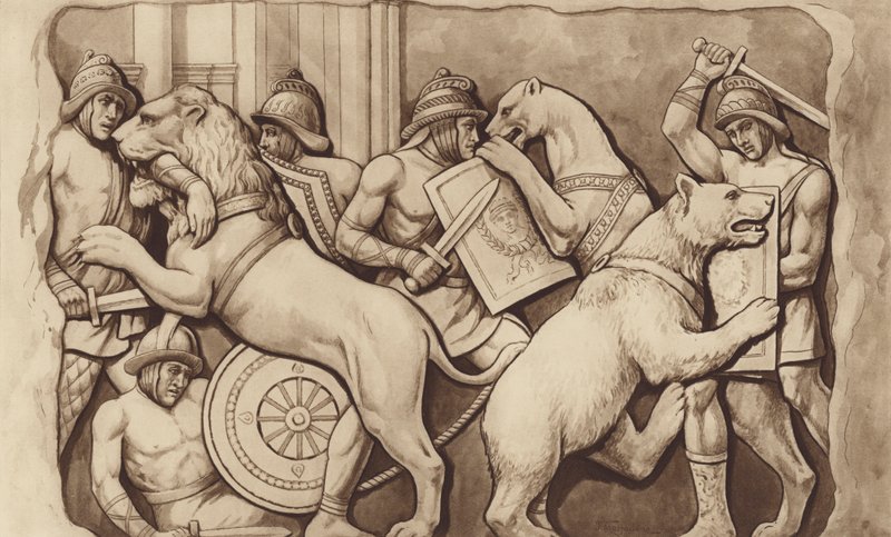 Gladiadores romanos de English School