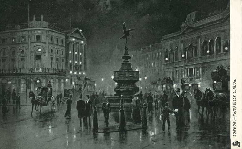 Shaftesbury Memorial Fountain, Piccadilly Circus de English School
