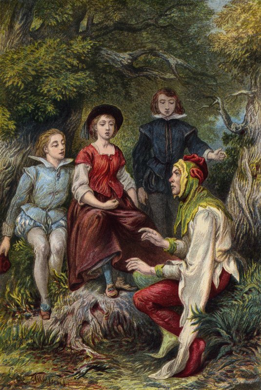 Shakespeare, como você gosta, ato V, cena 3 de English School