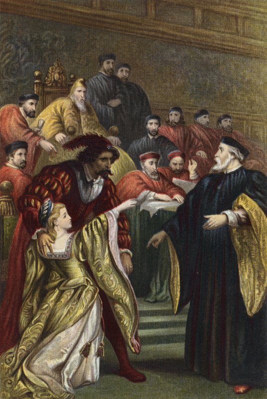 Shakespeare, Otelo, Ato I, Cena 3 de English School