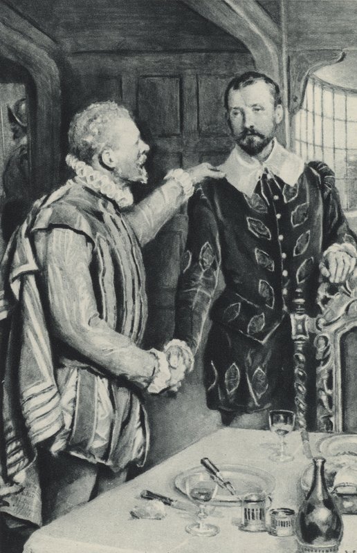 Sir Francis Drake manda seu amigo morrer - a despedida de Sir Thomas Doughty de English School