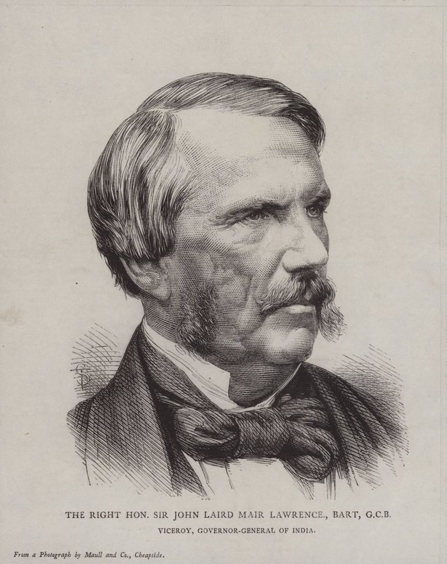 Sir John Laird Mair Lawrence, vice-rei e governador-geral da Índia de English School