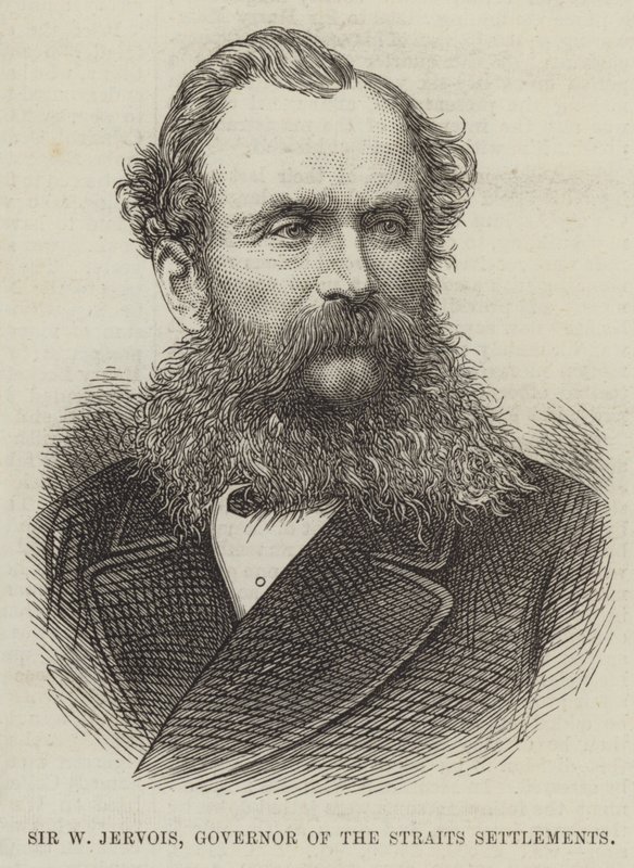 Sir W Jervois, Governador dos Assentamentos do Estreito de English School