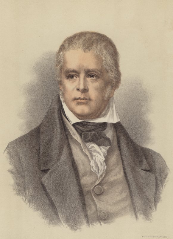 Sir Walter Scott, romancista e poeta escocês de English School
