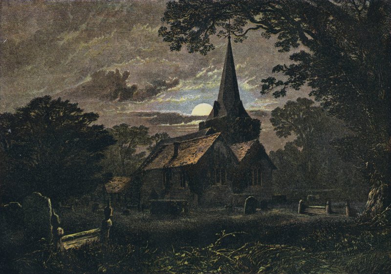 Stoke Pogis Churchyard de English School