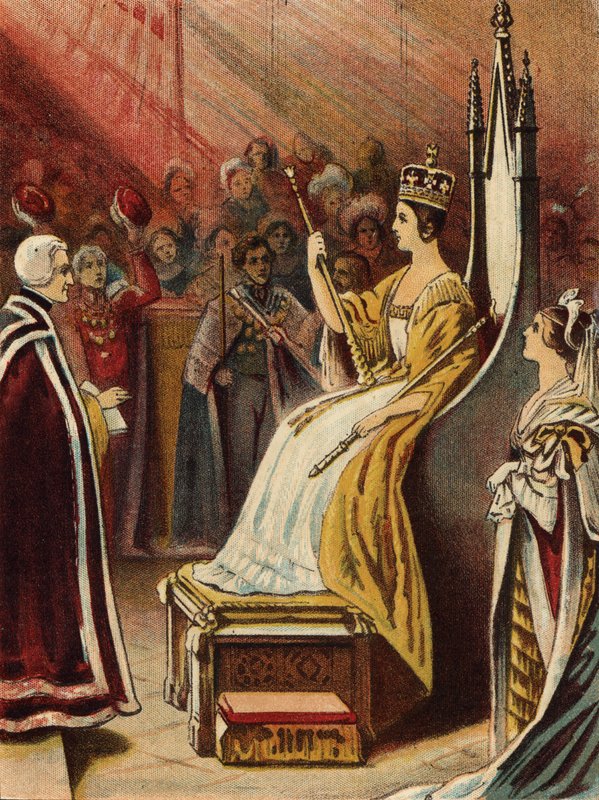 A coroação da rainha Vitória, 1837 de English School