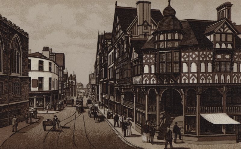 A Cruz e a Eastgate Street de English School