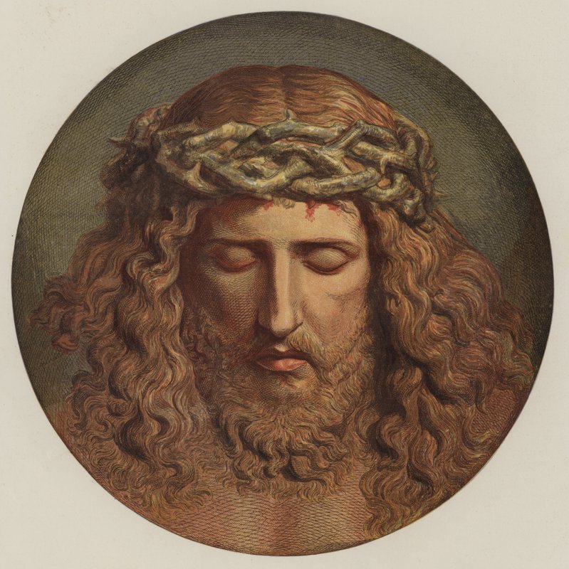 A Cabeça de Cristo, do original de Cauer de English School