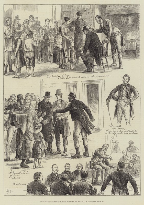 O Estado da Irlanda, o Working of the Land Act de English School