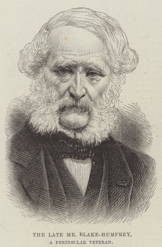 O falecido Sr. Blake-Humfrey, um veterano peninsular de English School
