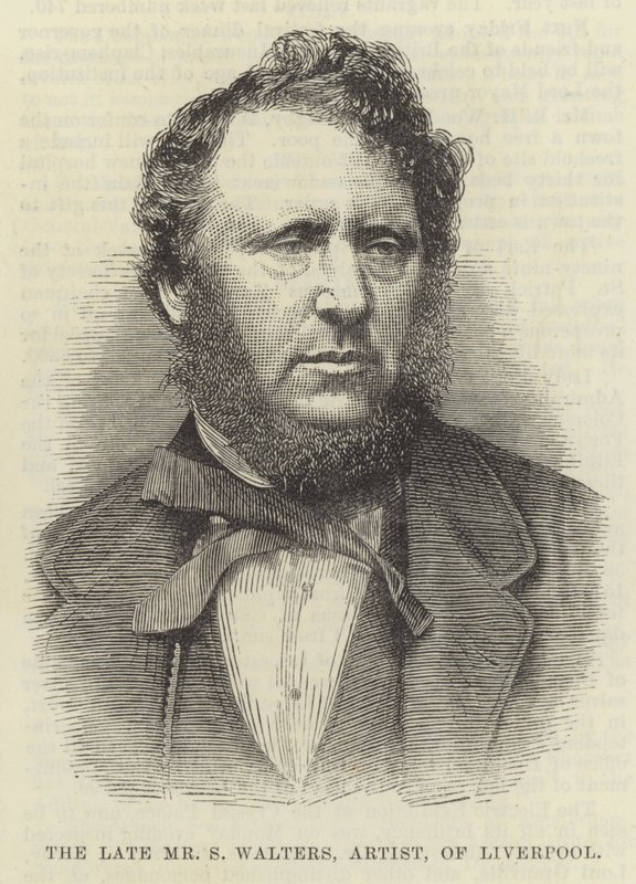 O falecido Sr. S Walters, Artista, de Liverpool de English School