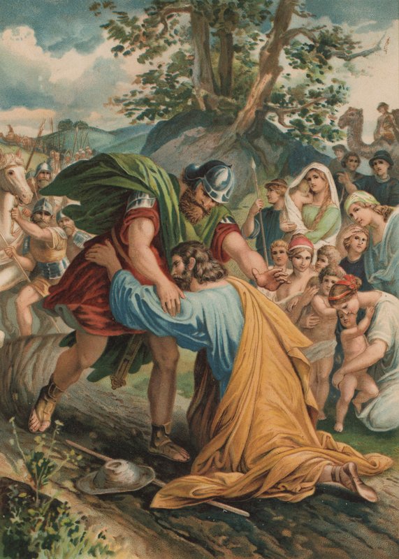 A reconciliação de Jacó e Esaú de English School