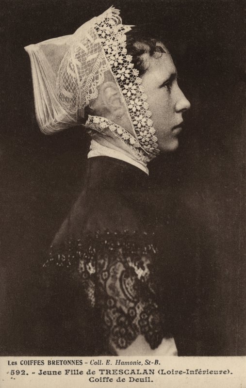 Boné de renda bretão de French Photographer