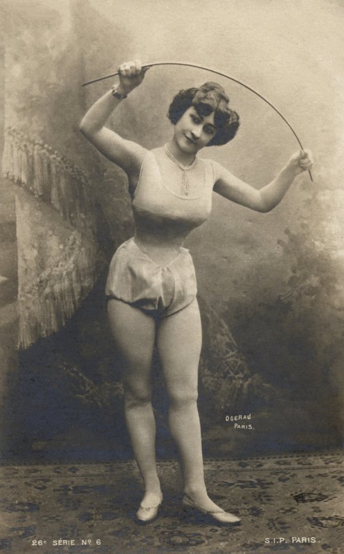 Menina, com, um, cana de French Photographer