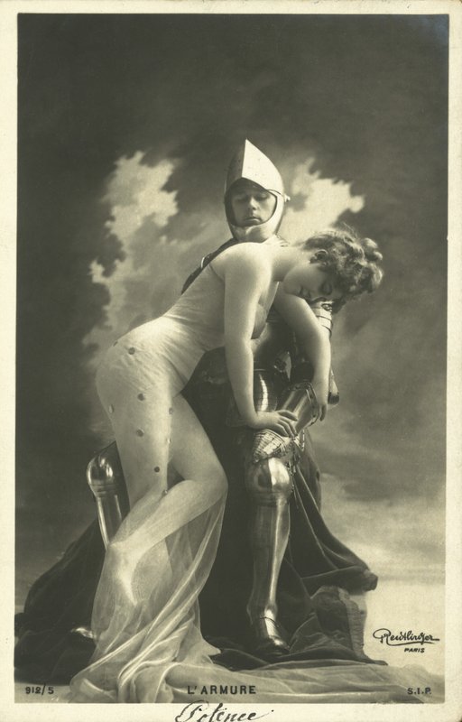 Cavaleiro e donzela de French Photographer