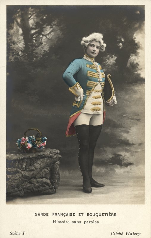 Mulher, militar, vestido de French Photographer