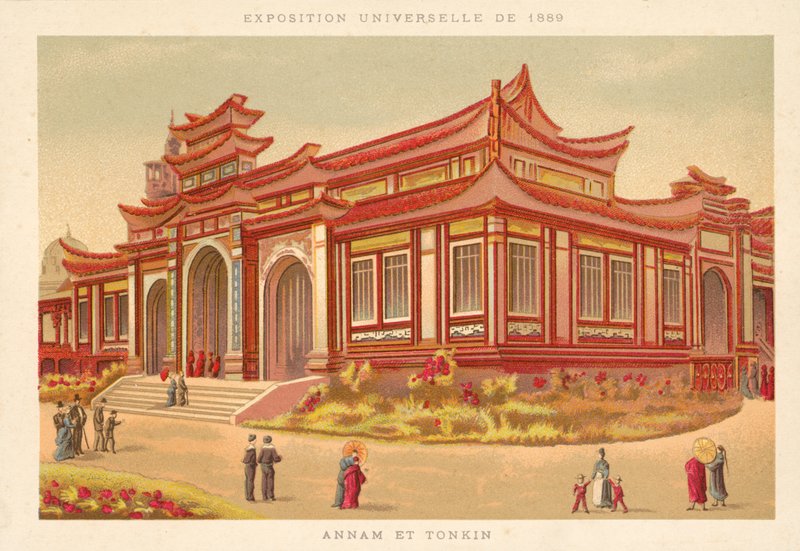 Annam e Tonkin, Exposição Universal de 1889, Paris de French School