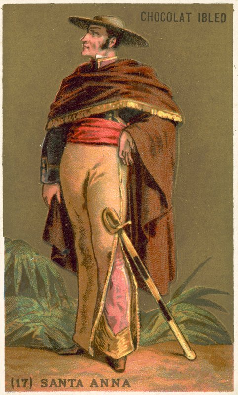 Antonio Lopez de Santa Anna, político mexicano e general de French School