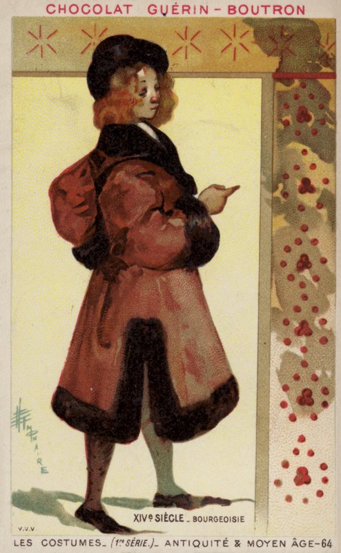 Traje Burguês, Século 14 de French School